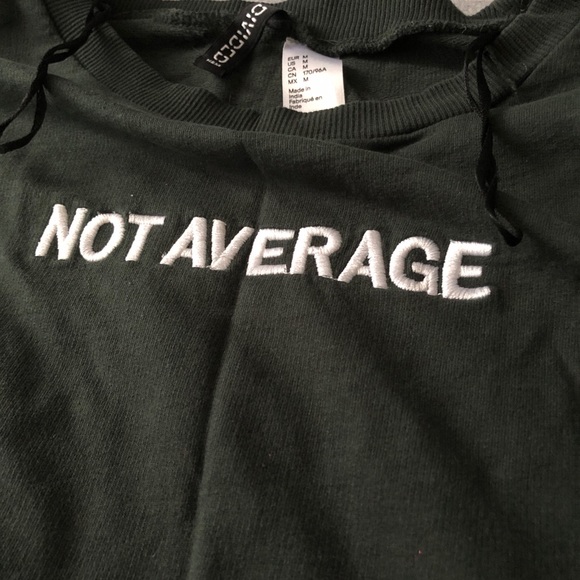 H&M Cotton Not Average Sweatshirt - Picture 2 of 5